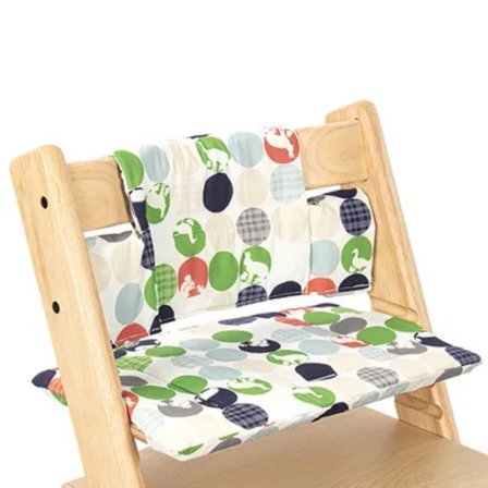 Vaskbar pude til barnestol, tilbehør til børnemad med holder til barnestol rabbit-FQ-