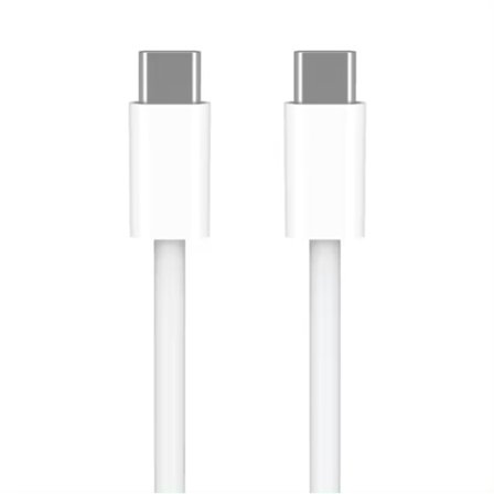 1 Meter USB-C till USB-C -25W Snabbladdare för Samsung S23 – Högkvalitativ Vit Kabel
