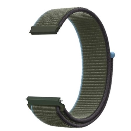 20 22mm Nylon Klockarmband För Garmin Vivoactive 3 4 5/Venu 2 Plus/Venu 3/Forerunner 55 158 265 965 745 645 255 Music Loop Armband