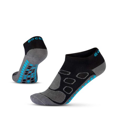 Gococo No Show Circulation Unisex workout socks Black 35-38