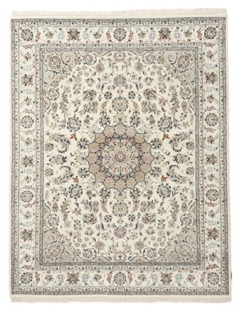 194X250 Tapis D'orient Naïn Indo Jaune/Orange (Laine, Inde)