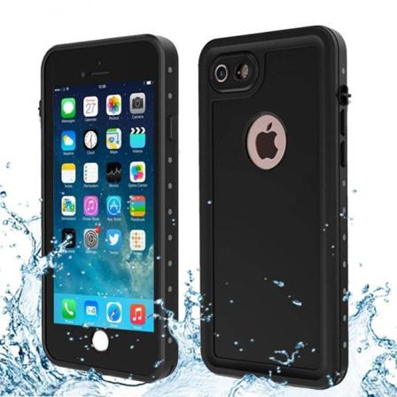 Iphone 7 Heltäckande Vattentät Premium Skal - 2m Transparent