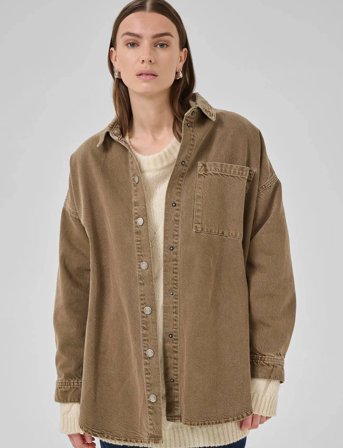 My Essential Wardrobe Mwmalo 175 Shirt - Brown - 44