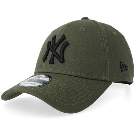New Era - MLB Grön adjustable Keps - New York Yankees League Essential 9FORTY Olive/Black Adjustable @ Hatstore