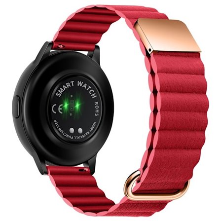 Samsung Galaxy Watch 5 Pro 45mm m.fl. armband - Roseguld Buckle / Rött