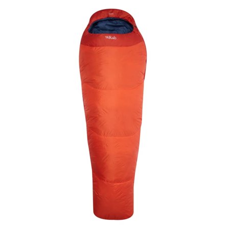 Rab Solar 4 synthetic sleeping bags Orange RIGHTZIP