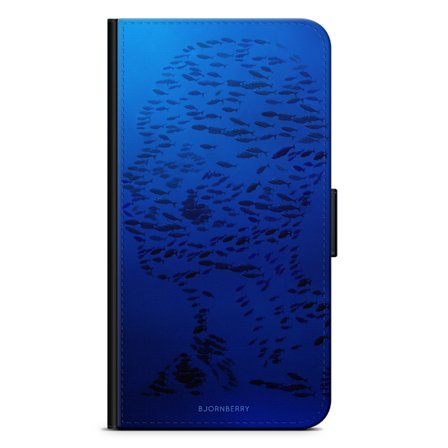 Bjornberry Plånboksfodral Sony Xperia 5 - Porträtt Av Fiskar