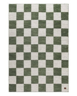 Ullmatta Chessie Grön - 140x200 cm - KM Carpets