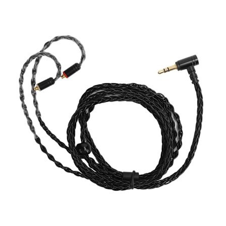 Shure SE215 SE535 SE846 UE900 3.5mm MMCX Erstatningskabel for øretelefoner, svart