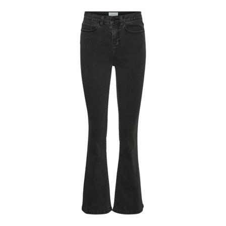 Noisy May, Flare jeans vi 069dg Zwart, Dames, Maat:W26 L30