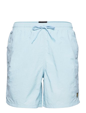 Plain Swim Short Badeshorts Blå Lyle & Scott*Betinget Tilbud