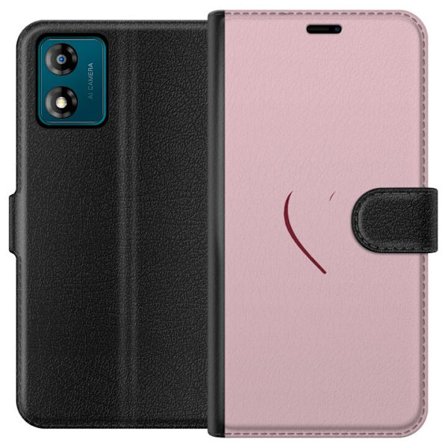 Yhteensopiva Lompakkokotelo Motorola Motorola Moto E13 SoftPinkLove