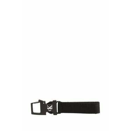 Calvin Klein Jeans, Calvin Klein Jeans Men& Key-Ring In Black Zwart, Heren, Maat:ONE Size,polyester