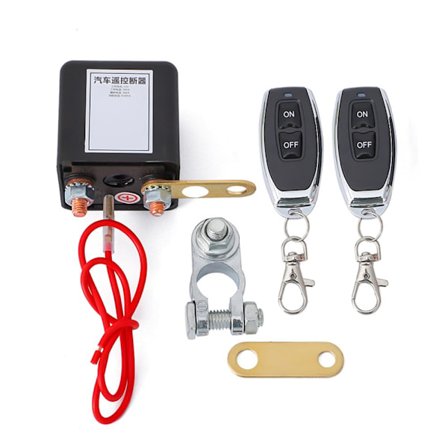 Batterirelækontakt 12V 200A med trådløs fjernbetjening