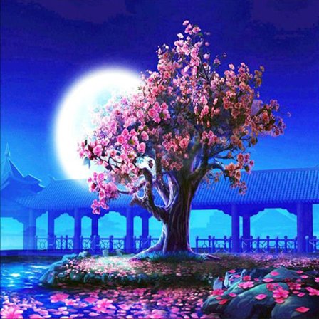 30x40 cm 5D DIY Fuld Diamant Maleri, Dyr Landskab Serie