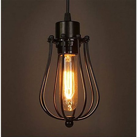 Metall Industriell Hängande Belysning Bur Lampa Tak Bur Lig