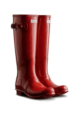 Original Tall Gloss Boot Military Red 36