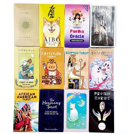 Tarotkortstokk for nybegynnere - Retro brettspill for familiefest