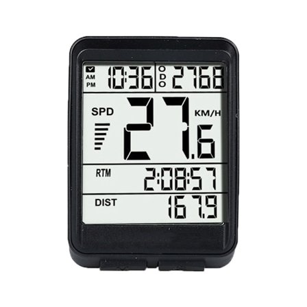 Cykelmätare, Portabel Hastighetsmätare Vattentät LCD Hastighetsmätare för Mountainbike Elektronisk Cykelcykling
