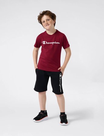 Champion Ss Tee - Burgundy - 150-155