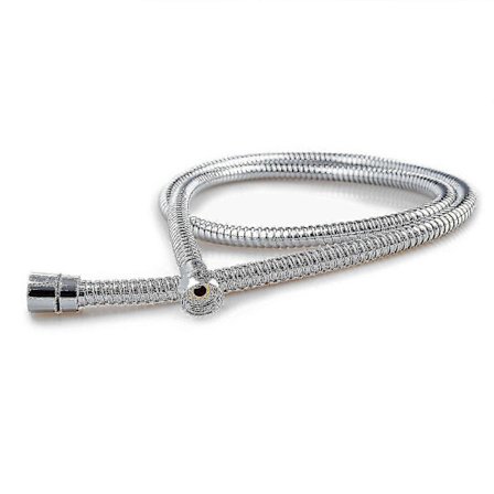 Dusjslange i rustfritt stål, krom dusjslange