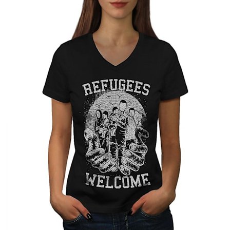 Refugees Welcome Women T-shirt