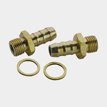 Rak koppling 10mm för filter 46552 (2-pack)