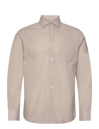 Bs Ferrol Casual Slim Fit Shirt Bruun & Stengade Cream