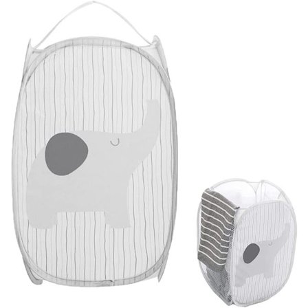 Beskidt vasketøjskurv, pop-up sammenklappelig vasketøjskurv