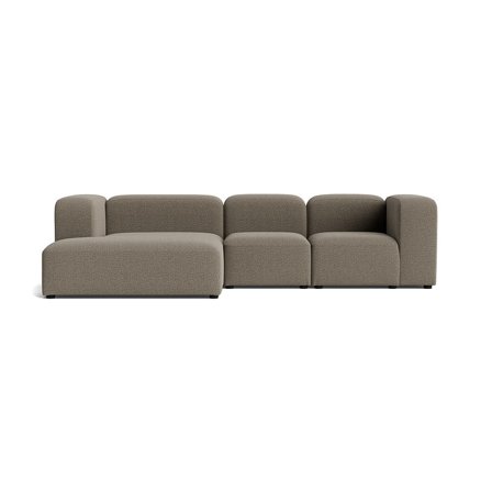 Milo chaiselong sofa, venstrevendt | 300cm - Nordic Grå - 300x170x72 - Sofa, chaiselong