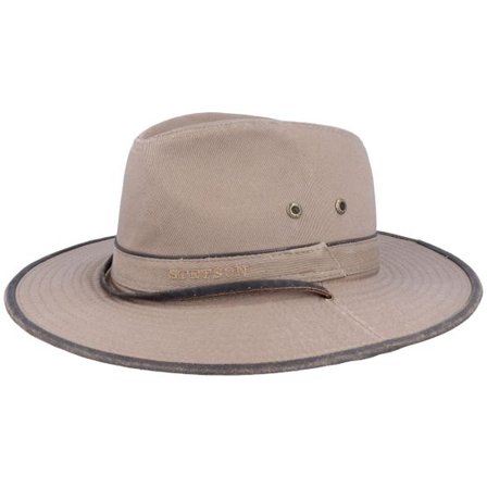 Stetson - Brun traveler Hatt - Tller Cotton Brown Traveler @ Hatstore