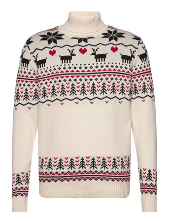 Happy Seasons The Greenlandish Christmas Sweater - Cream - M