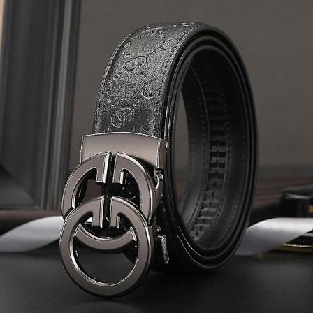 Luksuriøse herrebelter i kuskinn, ekte skinn, dobbel G-bokstavspenne, designerbelter for menn, berømt merke, kjole, bryllup, arbeidsstropp