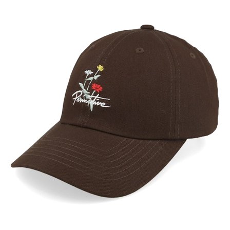 Primitive Apparel - "Redes " unconstructed Boné - Zen Strapback Brown Dad Cap @ Hatstore
