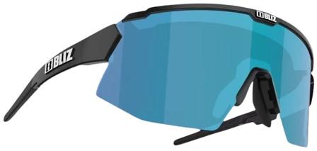 Bliz - Bliz Breeze Matt Black + Brown w Blue Multi + Spare lens Orange urheilulasit