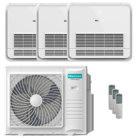 Condizionatore Hisense Console AKT trial split 18000+18000+18000 BTU inverter A++ unità esterna 10 kW
