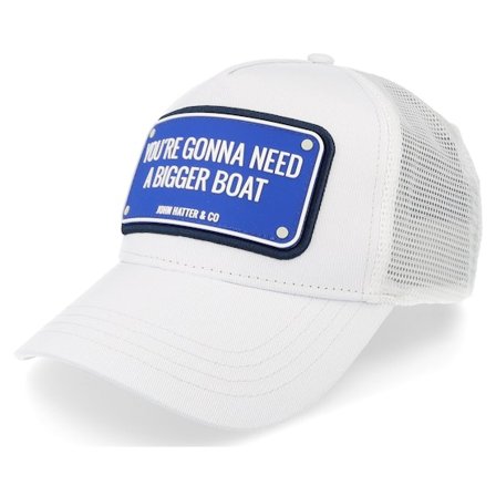 John Hatter & Co - White trucker Lippis - Bigger Boat White Trucker @ Hatstore