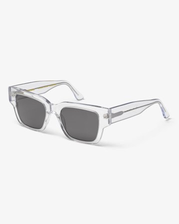 Sunglass 02 - Crystal Clear - Black - One Size