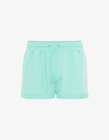 Women Organic Sweatshorts - Light Aqua - XL