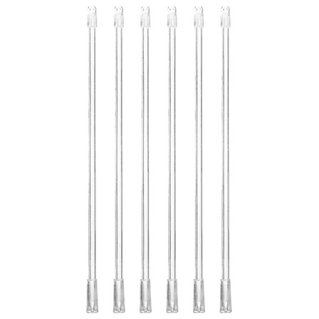 6 uppsättningar av rullgardiner Vertikala rullgardiner Ersättningsstänger Blindstavar Trollstavar Blind Tilt Wand