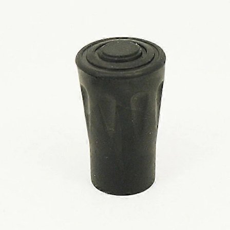 4-pak - Gummifødder til vandrestave 11 mm / vandrestave sorte