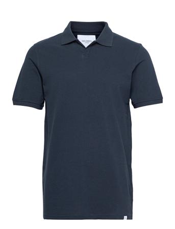 Pique Polo Polos Short-sleeved Blå Les Deux