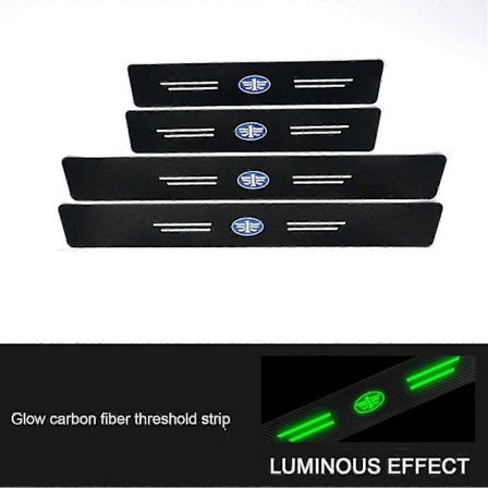 Ny Bil Dørterskelbeskytter Anti-ripe Dørterskelbeskytter Kompatibel med Biltilbehør fast-WELLNGS