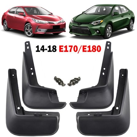 Lokasuojasetti Toyota Corolla E170 2014-2018, etu- ja takalokasuojat