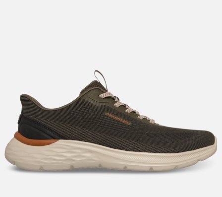 Skechers, Relaxed Fit: Slip-ins: Garner - Ellis, 43, Grøn, Herre