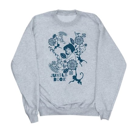 Disney Dam/Kvinnor Djungelboken Mowgli Tale Sweatshirt XL H