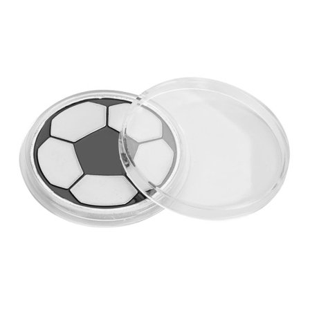 Legerad Fotball Fotbollsdommer Flip Coin Dommer Kaster Mynt Velg Side Med Case