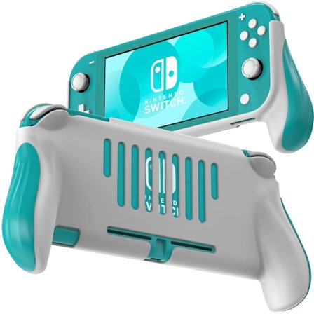 Handtag för Nintendo Switch Lite, Ergonomiskt Komfort Handhållen Skyddande Spelskal Bärbar