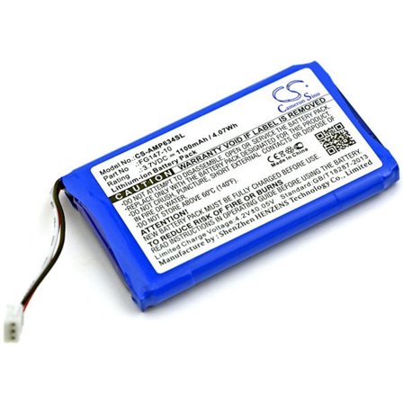 Battery for Amx Mio Modero remote controls etc