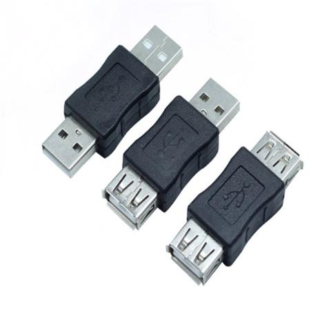 USB2.0 hunn til hun dobbel hode hann til hann USB hann til hun adapter